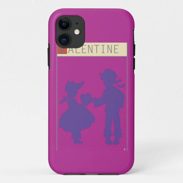 Funda De Case-Mate Para iPhone <Valentine> por el minero de Steve (Reverso)