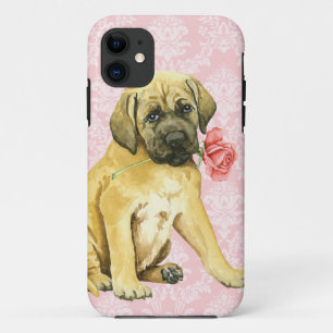 Funda Para iPhone 11 Valentine Rosa Mastiff