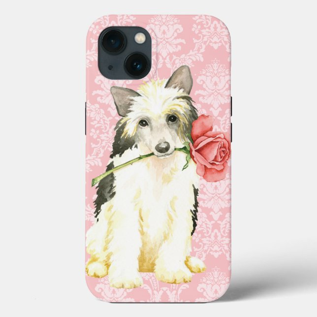Funda De Case-Mate Para iPhone Valentine Rosa Powderpuff (Reverso )
