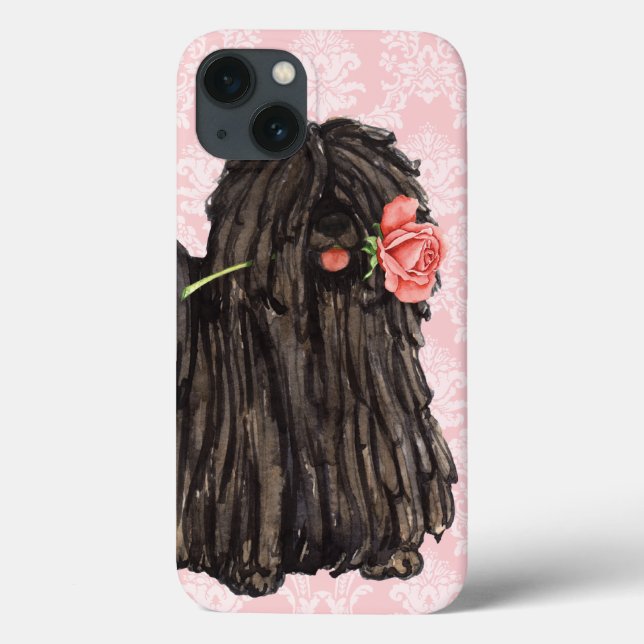 Funda De Case-Mate Para iPhone Valentine Rosa Puli (Reverso)