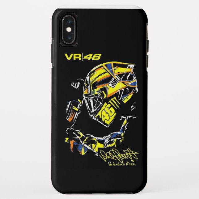 Funda De Case-Mate Para iPhone Valentino Rossi iPhone Case (Reverso)