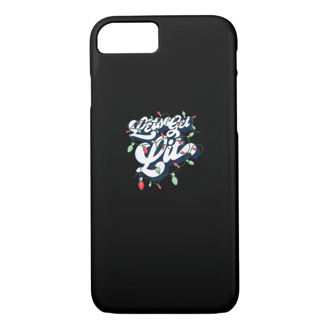 Funda De Case-Mate Para iPhone ¡Vamos a encender! Grap ligero para Navidades que  (Reverso)