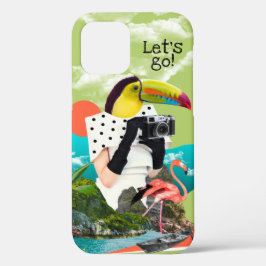 Funda Para iPhone 12 Vamos Guay Travel Collage Pop Art