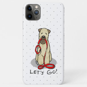 Funda Para iPhone 11 Pro Max ¡Vamos! Walk Wheaten Terrier Dog (trigo 1b2)