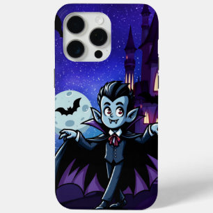 Funda Para iPhone 15 Pro Max Vampión de Halloween, caprichoso