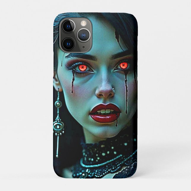 Funda De Case-Mate Para iPhone Vampire Queen: Dark Allure Art (Reverso)