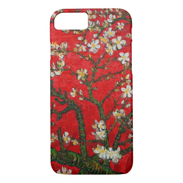 Funda De Case-Mate Para iPhone Van Gogh Almond Blossoms Red (Reverso)