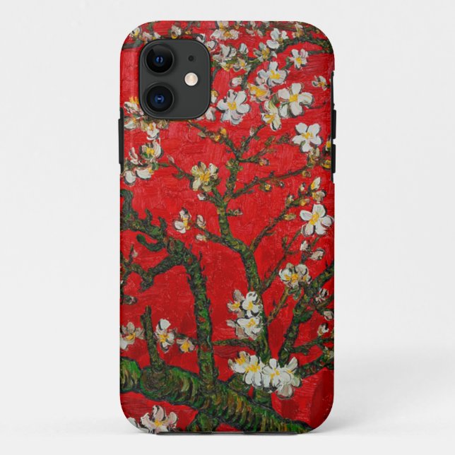 Funda De Case-Mate Para iPhone Van Gogh Almond Blossoms Red (Reverso)