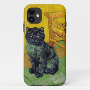 Funda Para iPhone 11 Van Gogh Black Cat