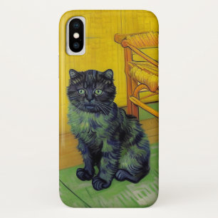 Funda Para iPhone X Van Gogh Black Cat