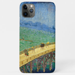 Funda Para iPhone 11 Pro Max Van Gogh El puente en la lluvia según Hiroshige