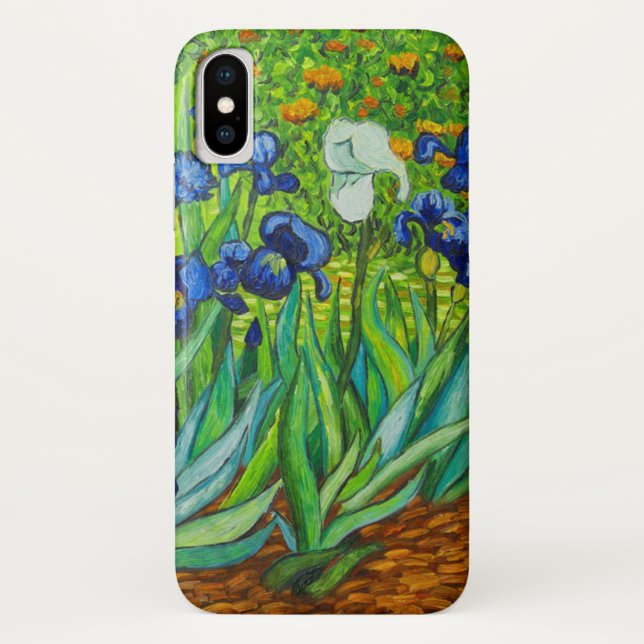 Funda De Case-Mate Para iPhone Van Gogh Irises (Reverso)