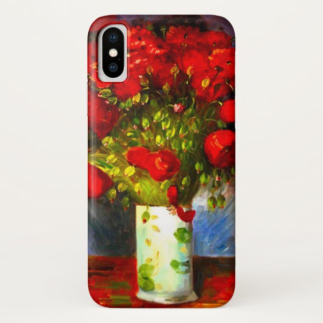 Funda De Case-Mate Para iPhone Van Gogh Red Poppies (Reverso)