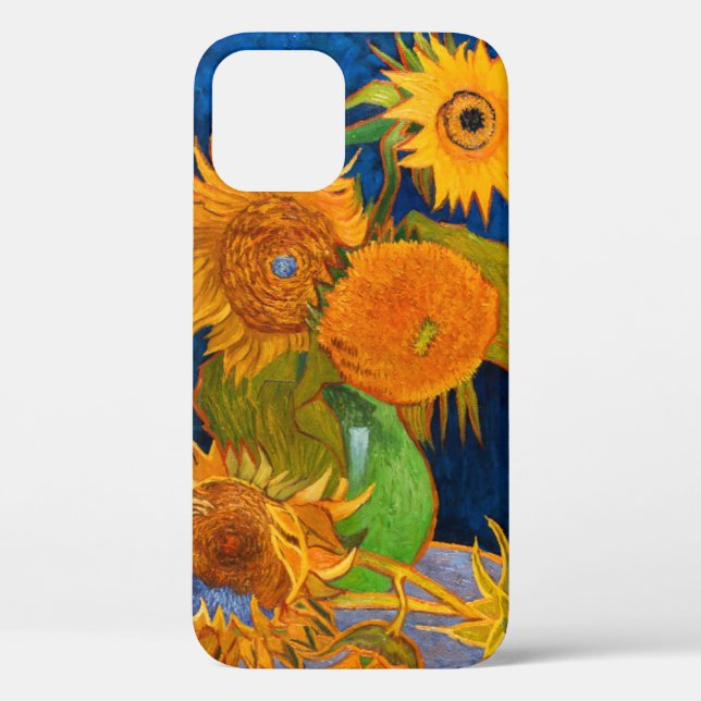 Funda De Case-Mate Para iPhone Van Gogh Sunflowers (Reverso )