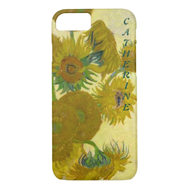 Funda De Case-Mate Para iPhone Van Gogh Sunflowers (Reverso)