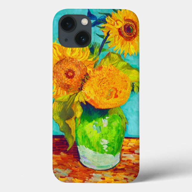 Funda De Case-Mate Para iPhone Van Gogh Sunflowers (Reverso)