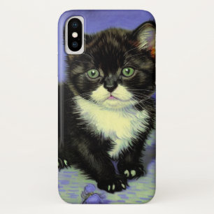 Funda Para iPhone X Van Gogh Tuxedo Kitten