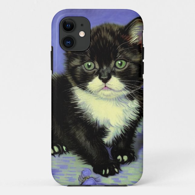 Funda De Case-Mate Para iPhone Van Gogh Tuxedo Kitten (Reverso)
