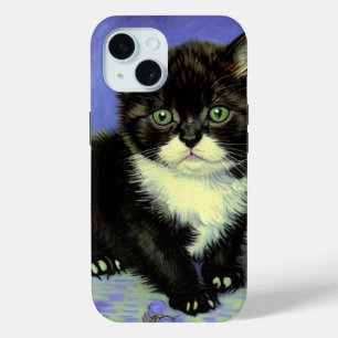 Funda Para iPhone 15 Van Gogh Tuxedo Kitten