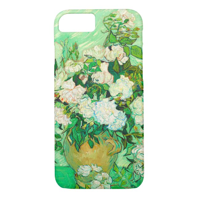 Funda De Case-Mate Para iPhone Van Gogh White Roses (Reverso)