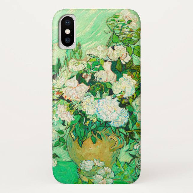 Funda De Case-Mate Para iPhone Van Gogh White Roses (Reverso)