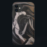 Funda Para iPhone 11 Vanner gitano<br><div class="desc">Diseño gitano de Vanner en un fondo marrón.  ¡El caballo del chapucero querido,  el Vanner gitano es cada uno preferido!</div>