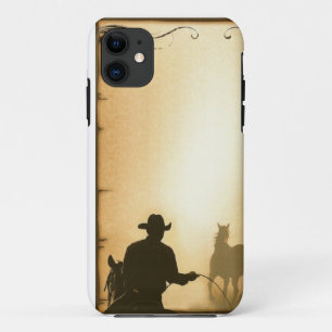Funda Para iPhone 11 vaquero Roping del rancho occidental del case= del