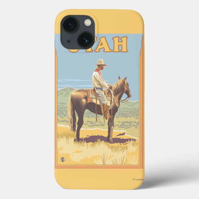 Funda De Case-Mate Para iPhone Vaquero (vista lateral) Utah (Reverso)