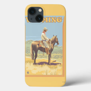 Funda Para iPhone 13 Vaquero (vista lateral) Wyoming