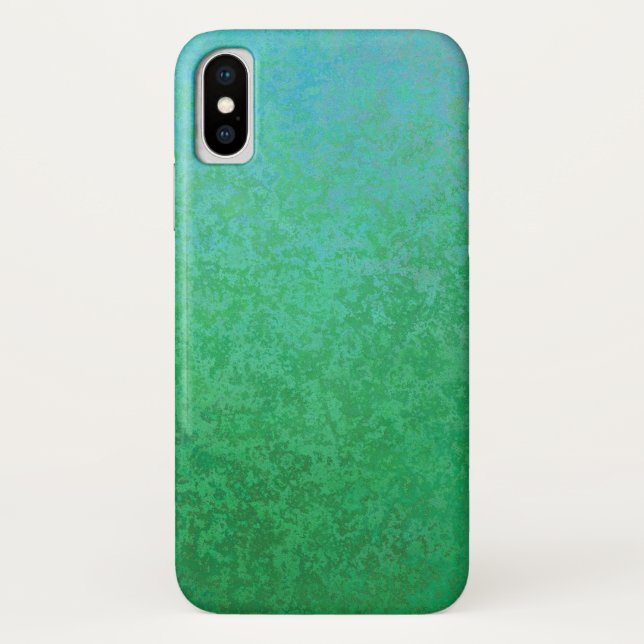 Funda De Case-Mate Para iPhone Variaciones verdes de Guay con degradado (Reverso)