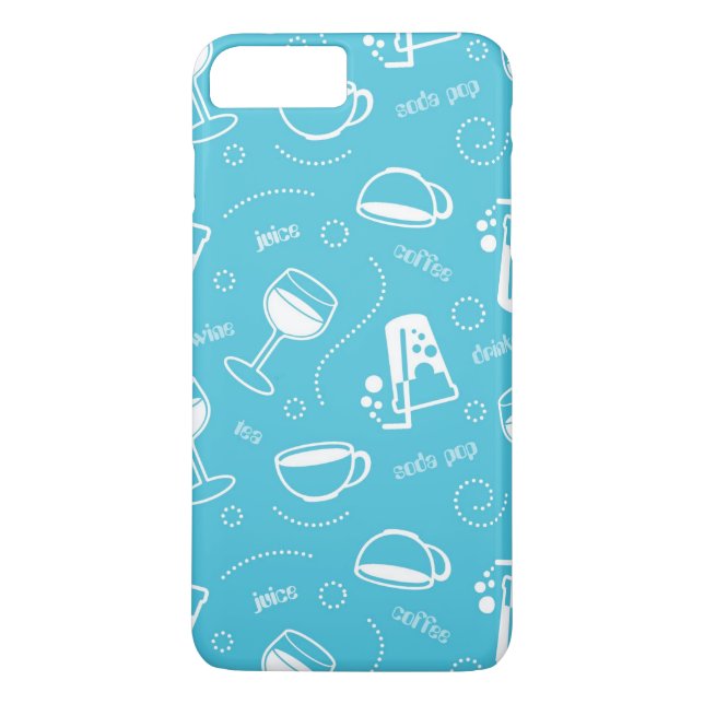Funda De Case-Mate Para iPhone Varias bebidas (Reverso)