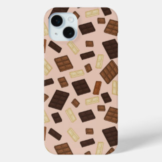 Funda Para iPhone 15 Mini Variedad de diseño de barras de chocolate
