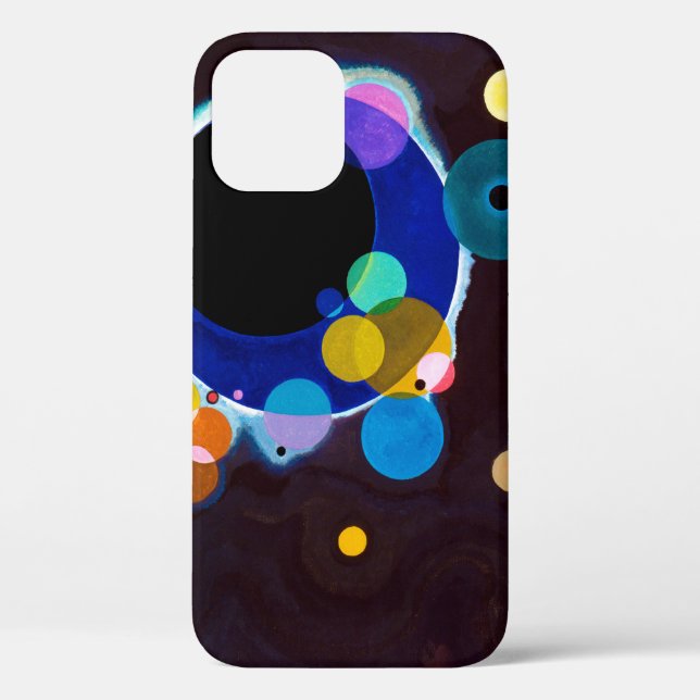Funda De Case-Mate Para iPhone Varios Círculos, Wassily Kandinsky (Reverso )