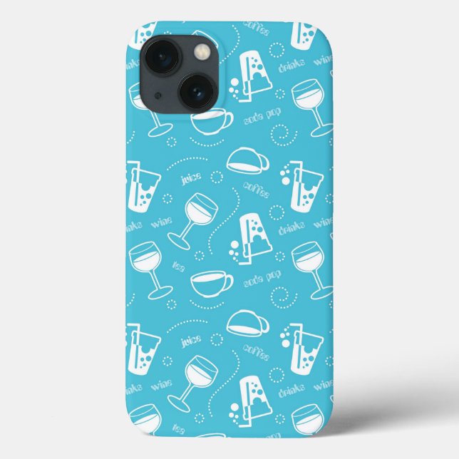 Funda De Case-Mate Para iPhone Various drinks (Reverso)