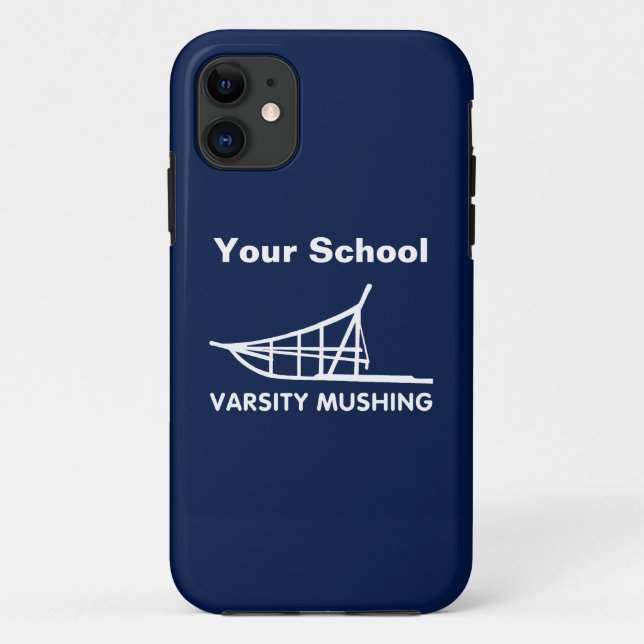 Funda De Case-Mate Para iPhone Varsity Mushing (Reverso)