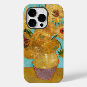 Funda Para iPhone 14 Pro De Case-Mate Vase con doce girasoles   Van Gogh