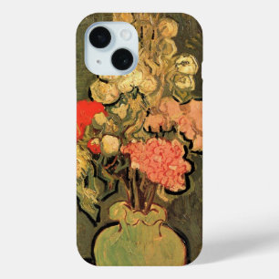 Funda Para iPhone 15 Vase con patas Rosas por Vincent van Gogh