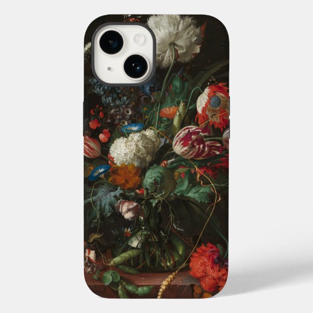 Funda De Case-Mate Para iPhone Vase de flores - Jan Davidsz. de Heem (Reverso )