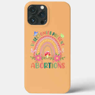 Funda Para iPhone 13 Pro Max Vasectomías de flores previenen el aborto arcoiris