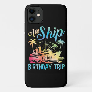 Funda Para iPhone 11 Vaya Barco Es Mi Viaje De Cumpleaños