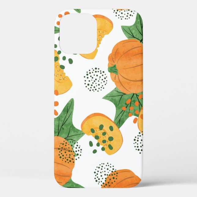 Funda De Case-Mate Para iPhone Vegetable de calabaza acuática: Naranja sin soldad (Reverso )
