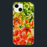 Funda Para iPhone 14 De Case-Mate Vegetación Flores De Coral En Flor Salvaje<br><div class="desc">Flores alegres y coloridas en plena floración.</div>