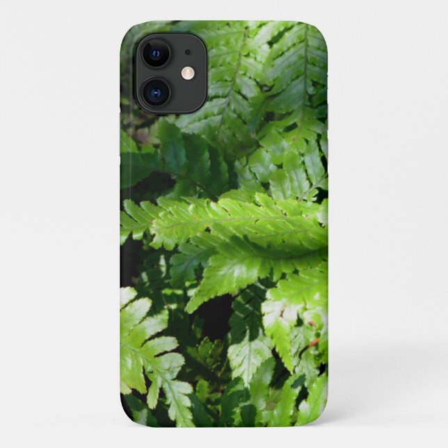 Funda De Case-Mate Para iPhone Vegetación forestal botánica Fecas verdes primaver (Reverso)