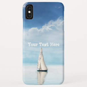 Funda Para iPhone XS Max Vela tranquila con cielos azules