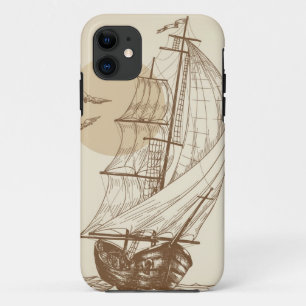 Funda Para iPhone 11 Velero del vintage