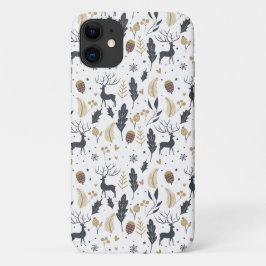 Funda Para iPhone 11 Venado de navidad y salva la alegre colección de s