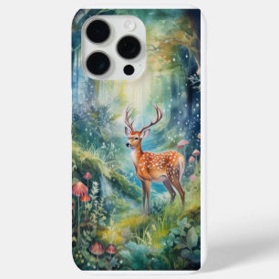 Funda Para iPhone 15 Pro Max Venado forestal encantado - Bosque encantado