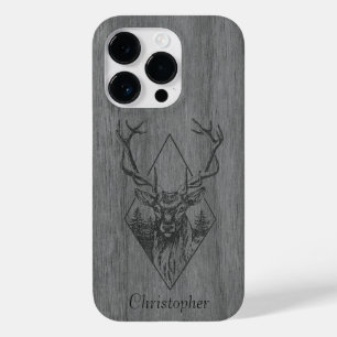 Funda Para iPhone 14 Pro De Case-Mate Venado - madera grabada - madera