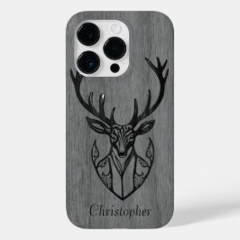 Funda Para iPhone 14 Pro De Case-Mate Venado - madera grabada - madera