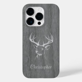 Funda Para iPhone 14 Pro De Case-Mate Venado - madera grabada - madera
